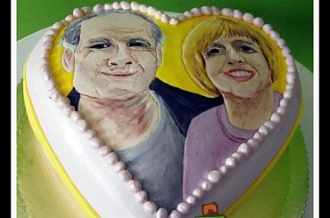 Tort rocznicowy #portret #rocznica #tort