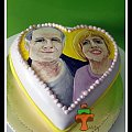 Tort rocznicowy #portret #rocznica #tort