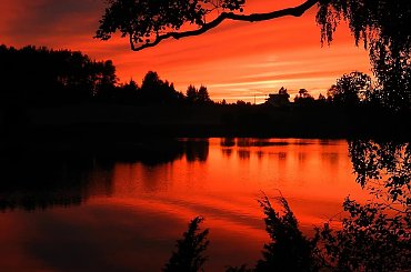 * * * #wschód #zachód #jezioro #Brzeźno