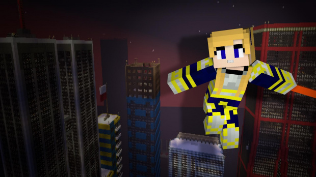 League of Minecraft - Lux Splash art #LeagueOfMinecraft