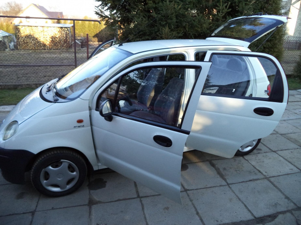 DAEWOO MATIZ 2003R 1-WŁASCICIEL ŚWIEŻY PRZEGLĄD I UBEZ. NOWY ROZRZĄD