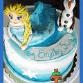 Tort Olaf i Elsa #elsa #KrainaLodu #tort #TortyKraków #TortyWalentynki