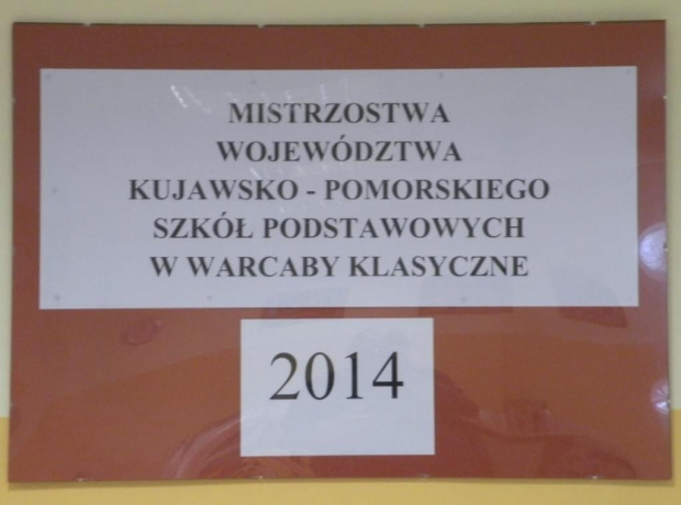 Mistrzostwa Województwa Kujawsko-Pomorskiego Szkół Podstawowych w Warcaby Klasyczne 2014 - SP nr 3 Toruń, dn. 19.03.2014r.