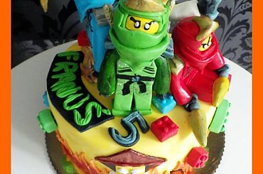 Tort Lego Ninjago #lego #LegoNinjago #tort #TortyKraków #TortyWalentynki