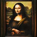 Leonardo da Vinci - Mona Lisa - Große Meister-47x37cm Ölgemälde Handgemalt Leinwand Rahmen-Sygniert.cena 54,99 euro. wysylka 0 euro. malowany recznie