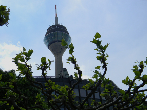 wieża widokowa w Düsseldorfie